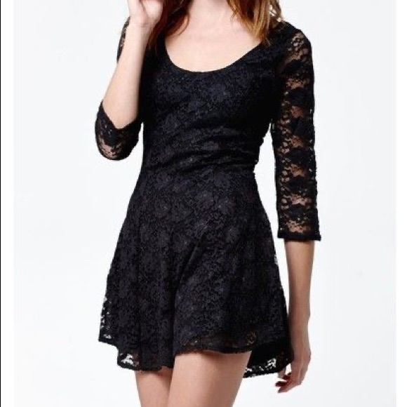 Billabong Pants - Billabong Romper Black Llace 3/4 Sleeve Small